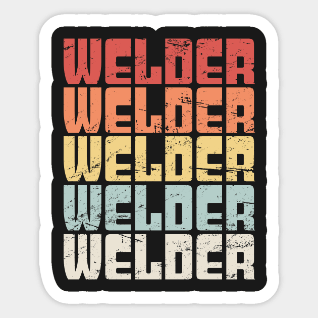 WELDER | Vintage 70s Text Sticker by MeatMan